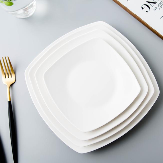 White square shallow plate | Dinnerware Suppliers