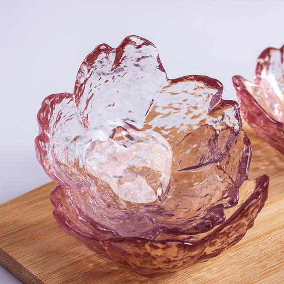 Pink cherry blossom glass bowl | Dinnerware Suppliers