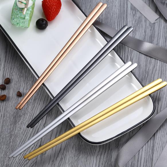 Stainless steel flat chopsticks | Dinnerware Suppliers